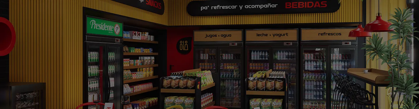 Vecteks - Proyecto Fast Food Shop Interiores